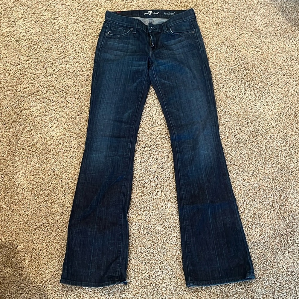 7 for all mankind bootcut jeans size 25